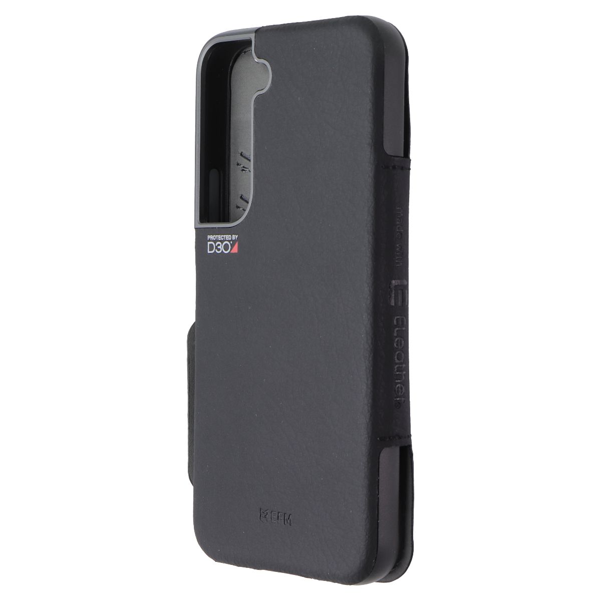 EFM Monaco Series Folio Case for Samsung Galaxy S22 - Black Cell Phone - Cases, Covers & Skins EFM - Simple Cell Bulk Wholesale Pricing - USA Seller