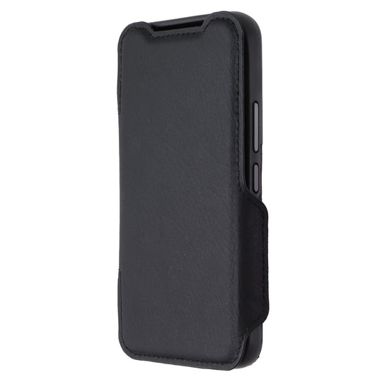 EFM Monaco Series Folio Case for Samsung Galaxy S22 - Black Cell Phone - Cases, Covers & Skins EFM - Simple Cell Bulk Wholesale Pricing - USA Seller