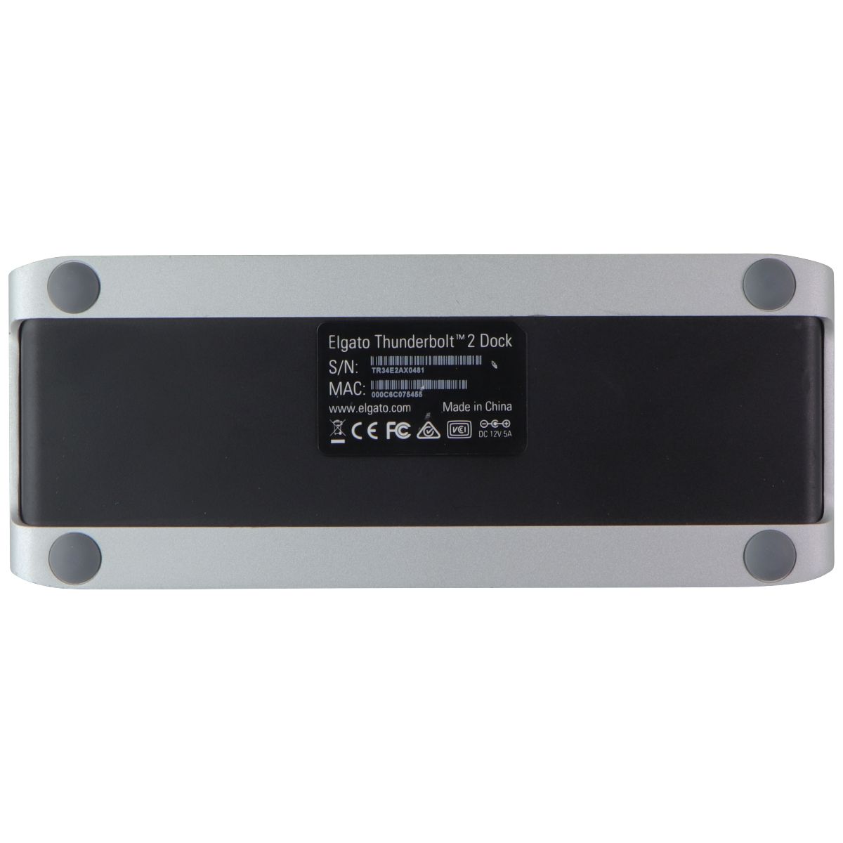 Elgato Multi-Port Thunderbolt 2 Dock with Thunderbolt Cable - Silver Computer Accessories - Laptop Docking Stations Elgato - Simple Cell Bulk Wholesale Pricing - USA Seller