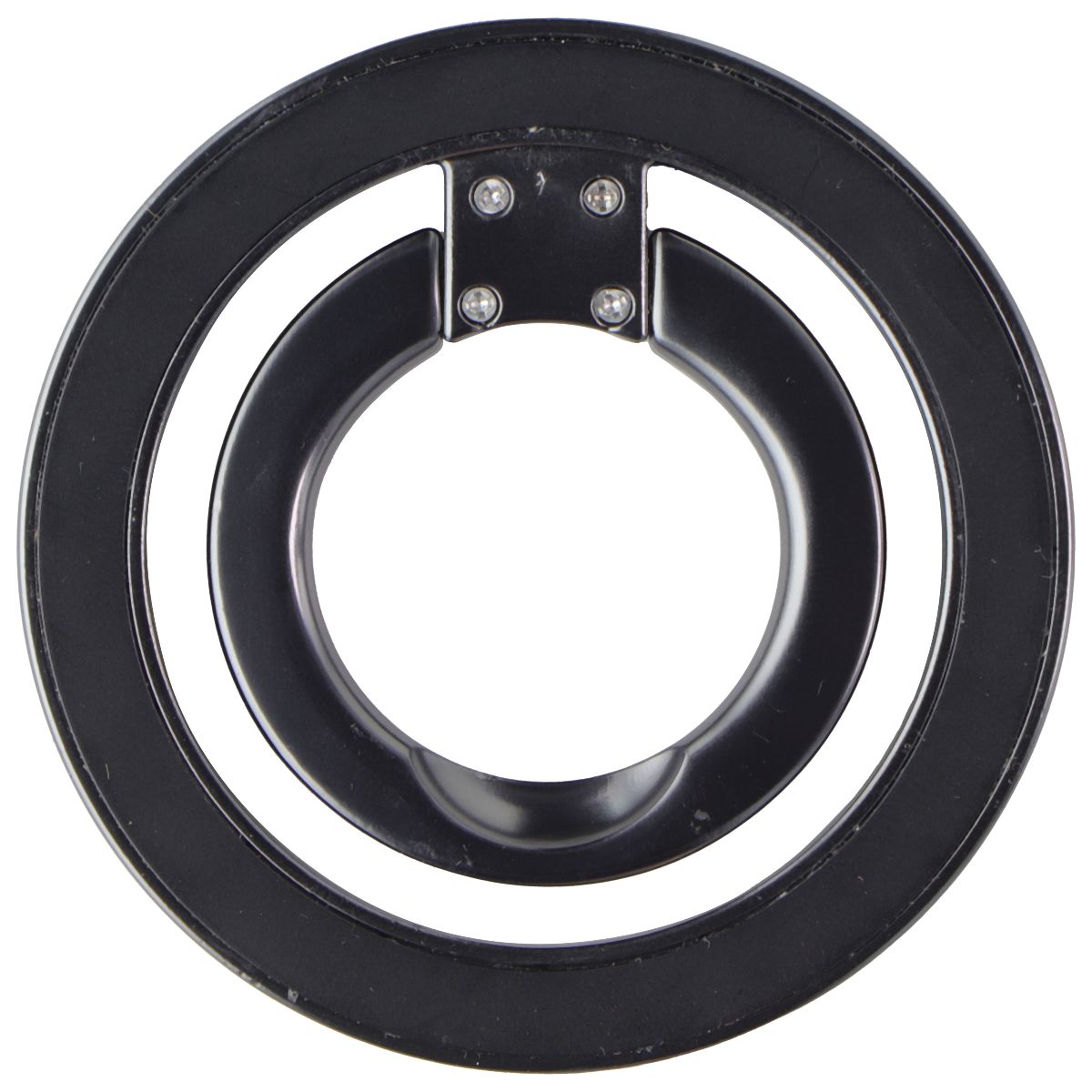 Elizabeth James Magnetic Ring Stand and Phone Grip - Gunmetal Crystal Cell Phone - Mounts & Holders Elizabeth James - Simple Cell Bulk Wholesale Pricing - USA Seller