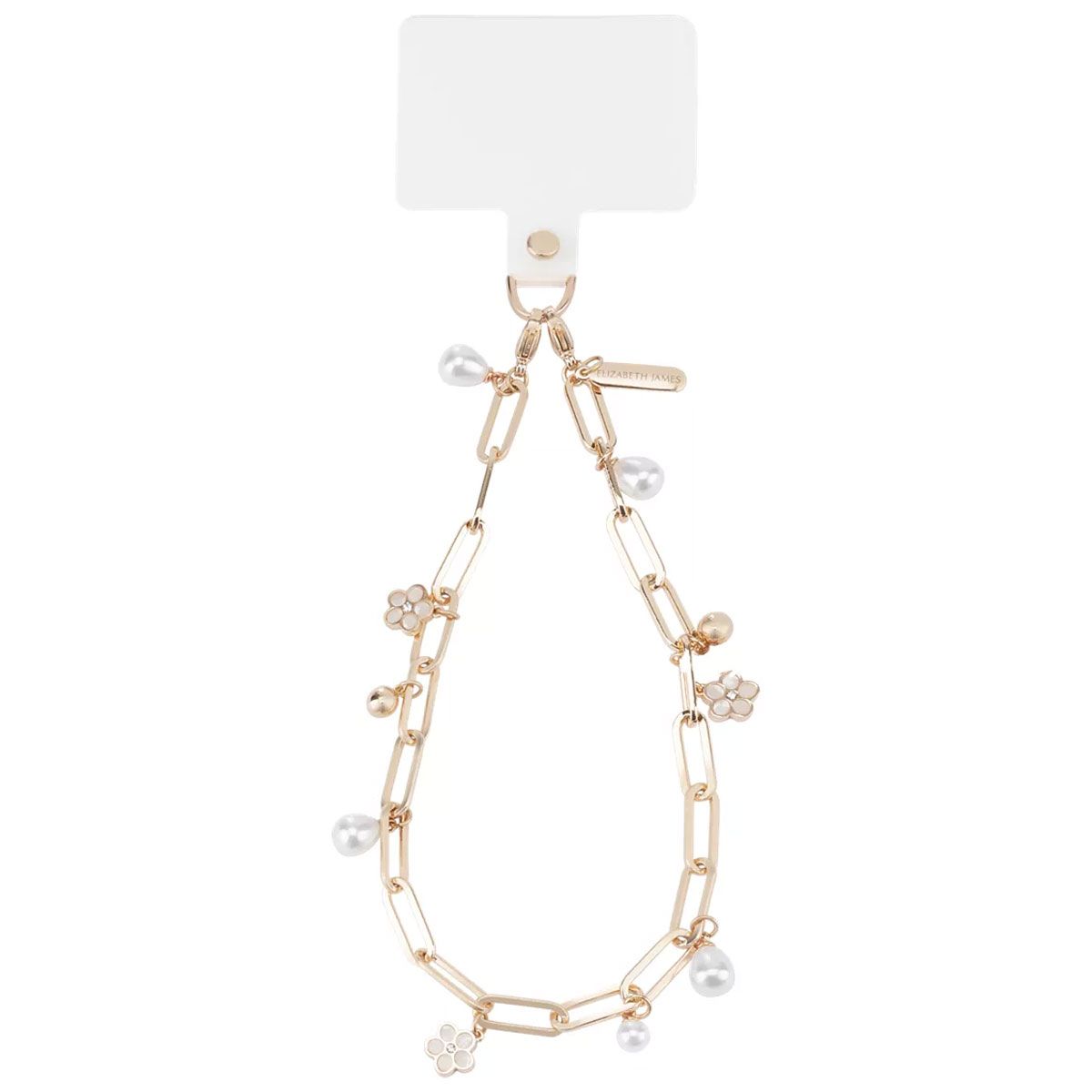 Bridgerton x Elizabeth James Spring Fling Phone Charm - Gold / Charms Cell Phone - Straps & Charms Elizabeth James - Simple Cell Bulk Wholesale Pricing - USA Seller