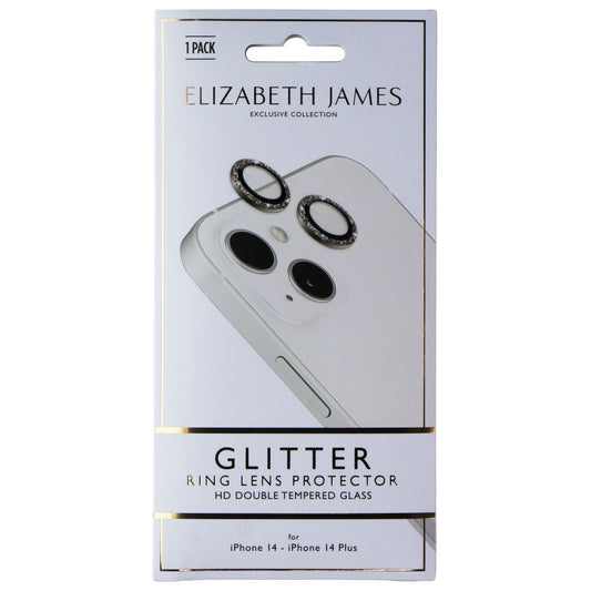 Elizabeth James Ring Lens Protector for iPhone 14/14 Plus - Glitter Cell Phone - Screen Protectors Elizabeth James    - Simple Cell Bulk Wholesale Pricing - USA Seller