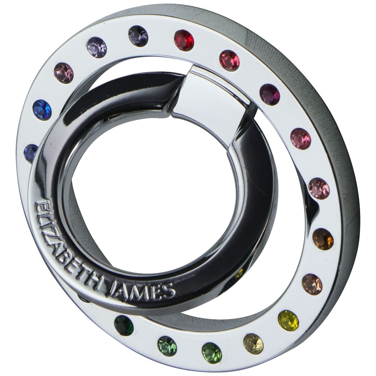 Elizabeth James Magnetic Ring Stand and Phone Grip for MagSafe - Rainbow Crystal Cell Phone - Mounts & Holders Elizabeth James - Simple Cell Bulk Wholesale Pricing - USA Seller