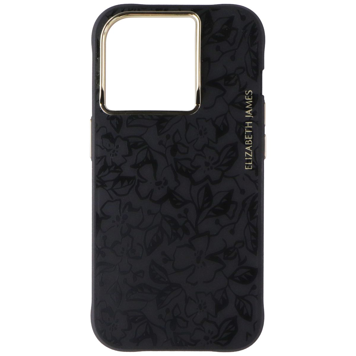 Elizabeth James Case for MagSafe for Apple iPhone 15 Pro - Black Floral Cell Phone - Cases, Covers & Skins Elizabeth James    - Simple Cell Bulk Wholesale Pricing - USA Seller