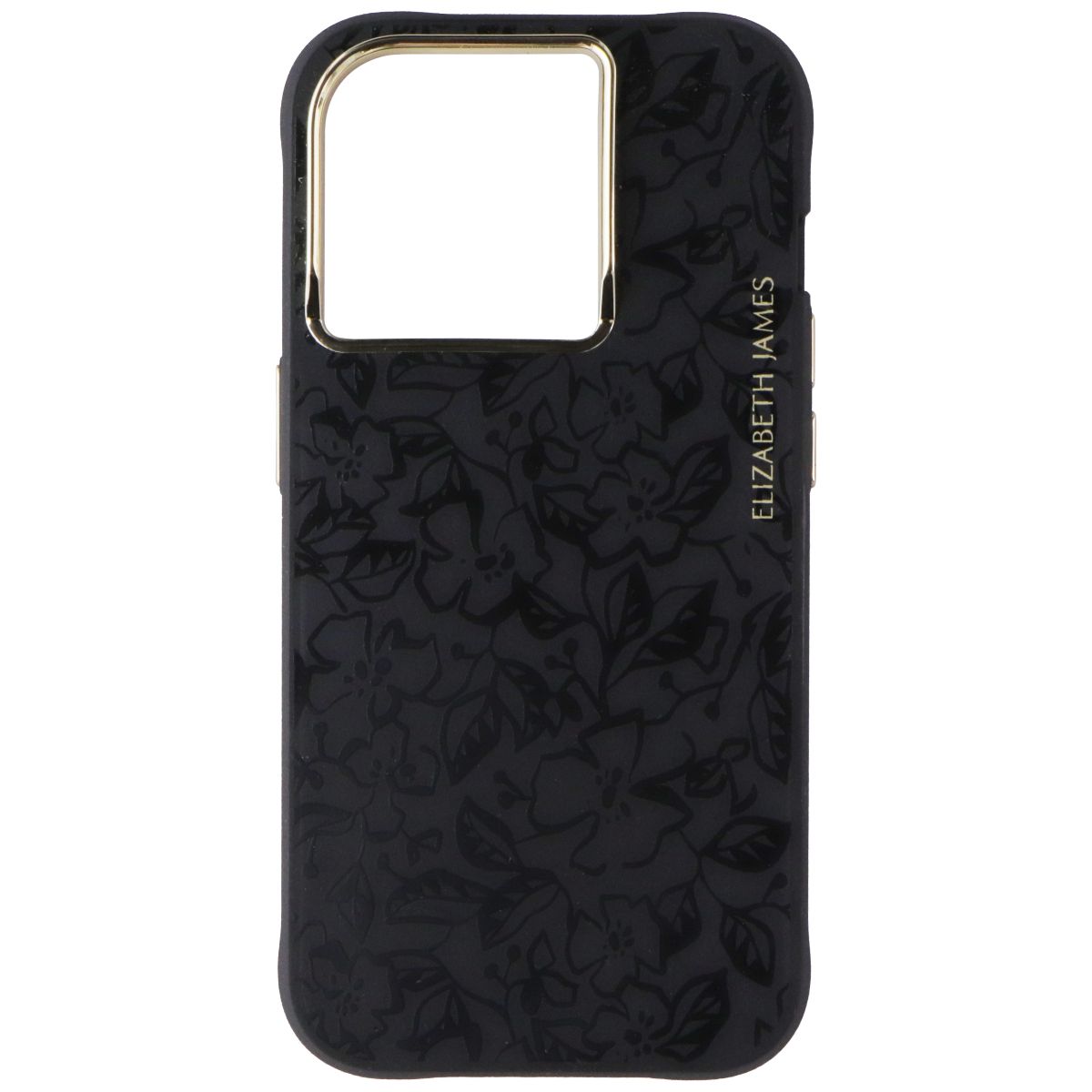 Elizabeth James Case for MagSafe for Apple iPhone 15 Pro - Black Floral Cell Phone - Cases, Covers & Skins Elizabeth James - Simple Cell Bulk Wholesale Pricing - USA Seller