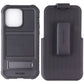 ENCASED Falcon Case and Holster for Apple iPhone 14 Pro Max - Black Cell Phone - Cases, Covers & Skins Encased - Simple Cell Bulk Wholesale Pricing - USA Seller