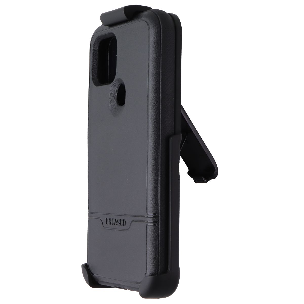 Encased Rebel Shield Case/Screen Protector/Holster for Google Pixel 5 - Black Cell Phone - Cases, Covers & Skins Encased - Simple Cell Bulk Wholesale Pricing - USA Seller