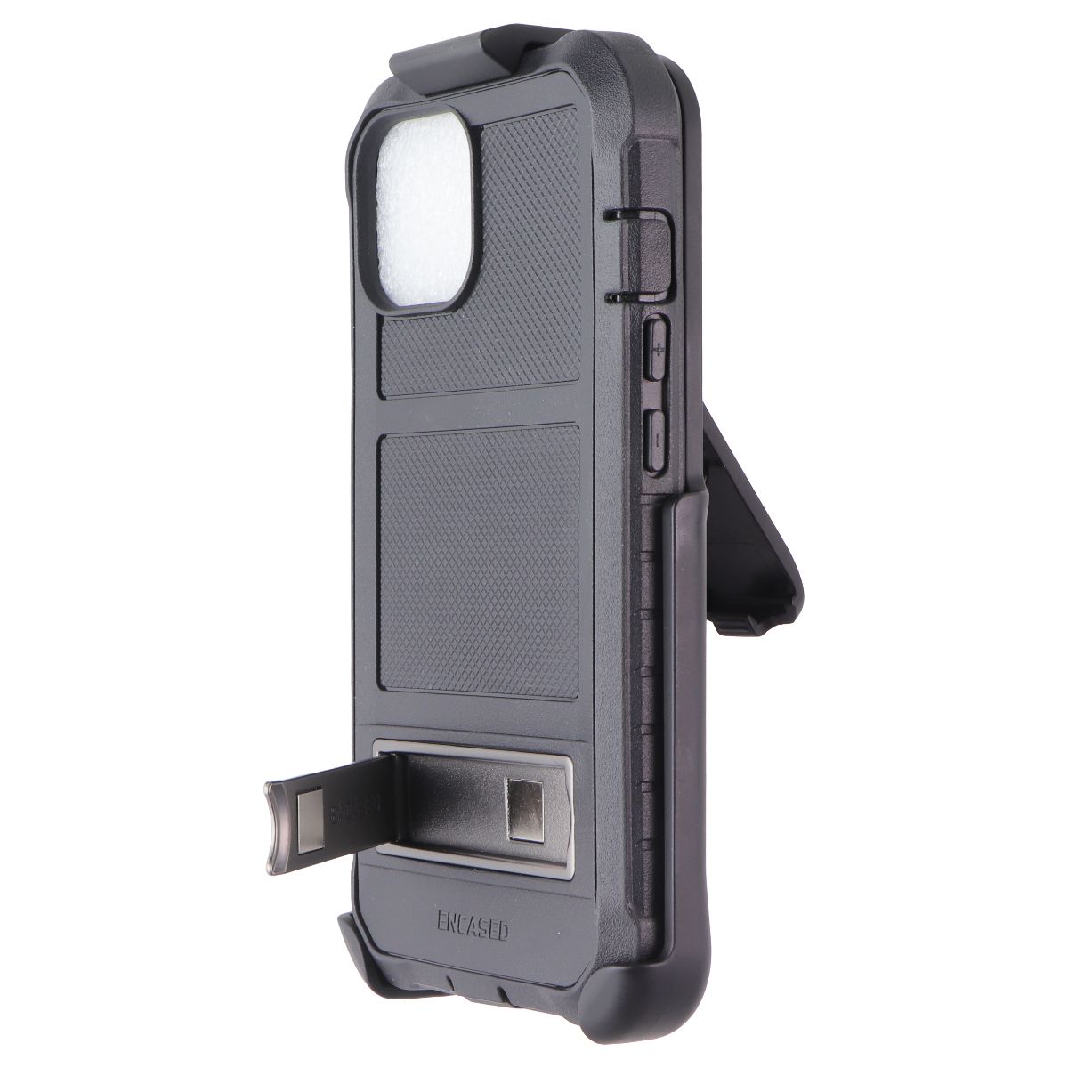 Encased Falcon Shield Case & Holster for Apple iPhone 14 - Black Cell Phone - Cases, Covers & Skins Encased - Simple Cell Bulk Wholesale Pricing - USA Seller