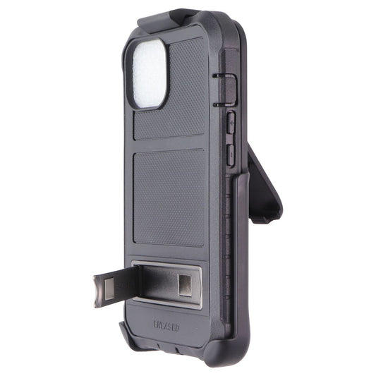 Encased Falcon Shield Case & Holster for Apple iPhone 14 - Black Cell Phone - Cases, Covers & Skins Encased - Simple Cell Bulk Wholesale Pricing - USA Seller