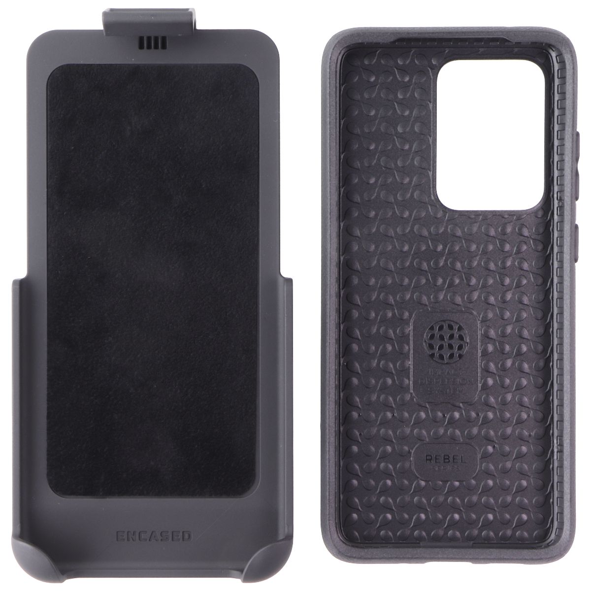 Encased Rebel Series Case & Holster for Samsung Galaxy S20 Ultra - Black Cell Phone - Cases, Covers & Skins Encased - Simple Cell Bulk Wholesale Pricing - USA Seller