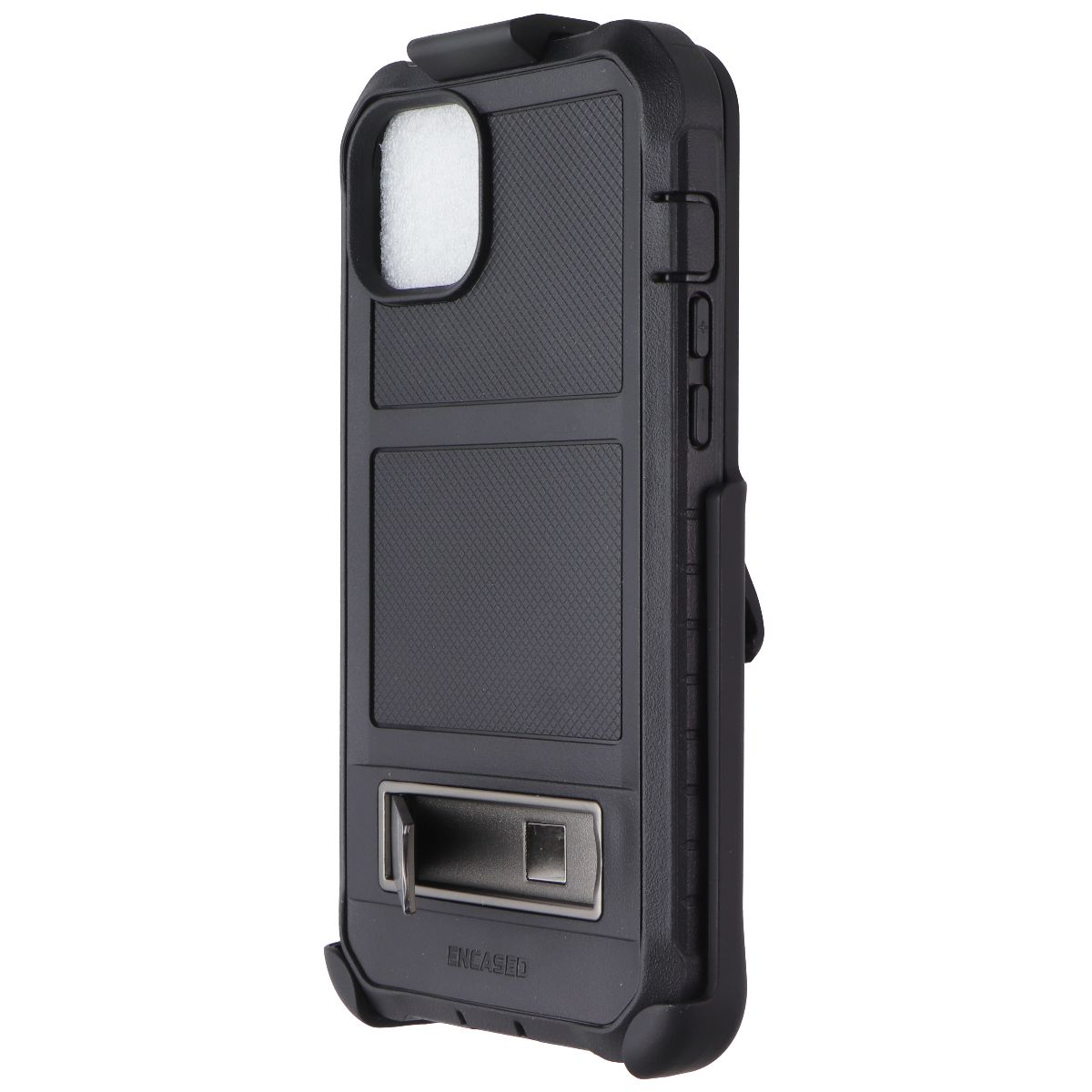 ENCASED Falcon Case and Holster for Apple iPhone 14 Plus - Black Cell Phone - Cases, Covers & Skins Encased - Simple Cell Bulk Wholesale Pricing - USA Seller