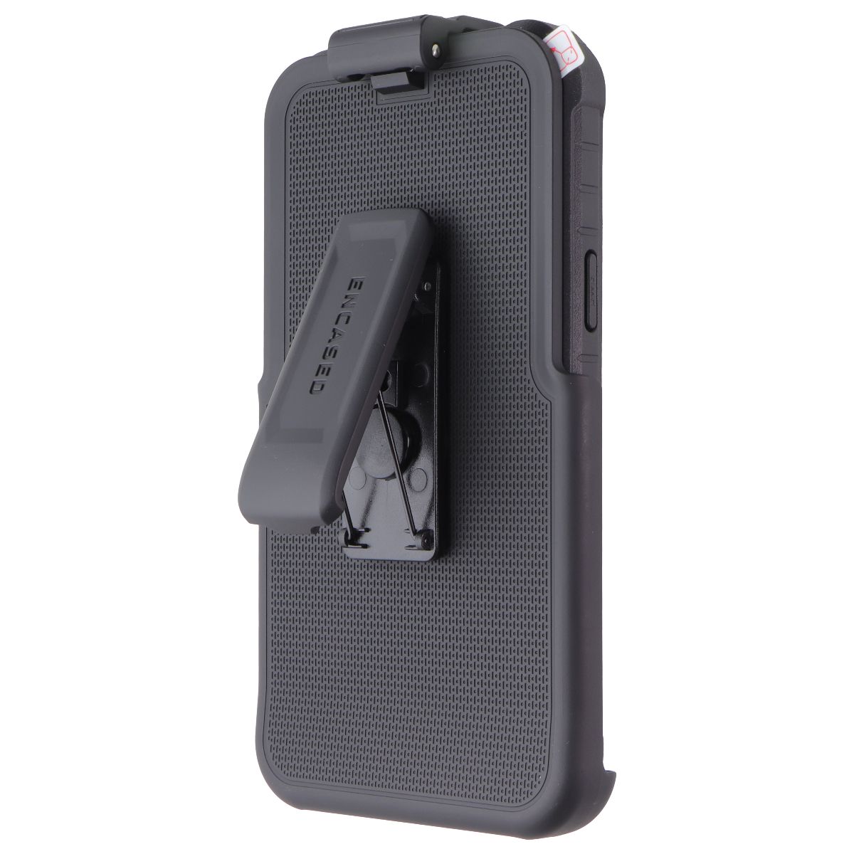 ENCASED Falcon Case and Holster for Apple iPhone 14 Plus - Black Cell Phone - Cases, Covers & Skins Encased - Simple Cell Bulk Wholesale Pricing - USA Seller