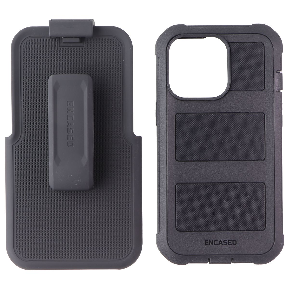 Encased Falcon Shield Case/Holster/Screen Protector for iPhone 13 Pro - Black Cell Phone - Cases, Covers & Skins Encased - Simple Cell Bulk Wholesale Pricing - USA Seller