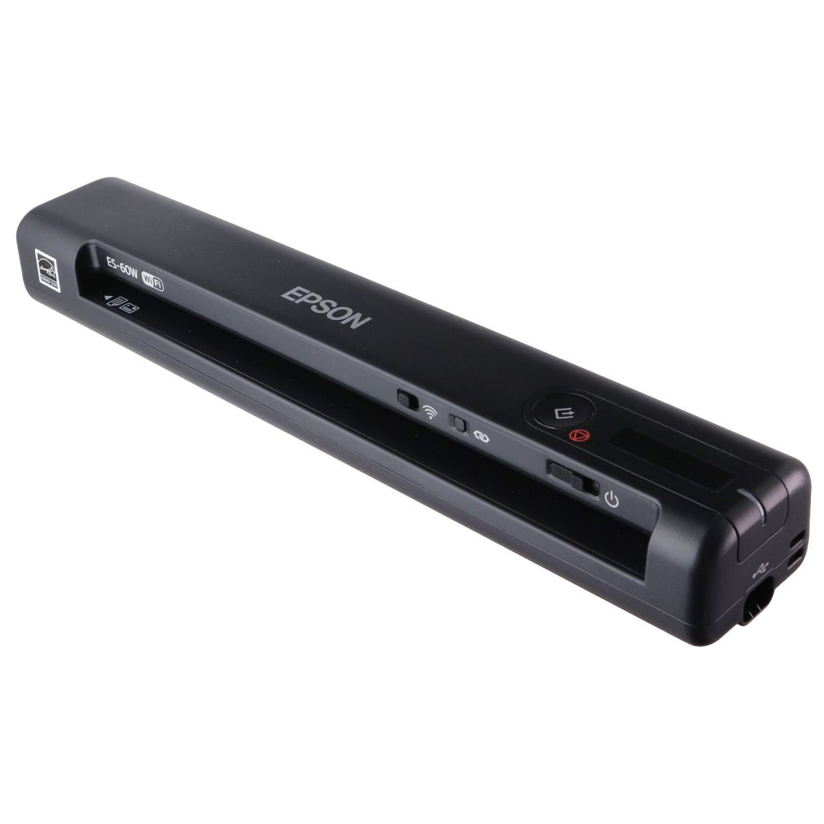 Epson WorkForce ES-60W Wireless Portable Color Document Scanner - Black Office Equipment - Scanners Epson - Simple Cell Bulk Wholesale Pricing - USA Seller