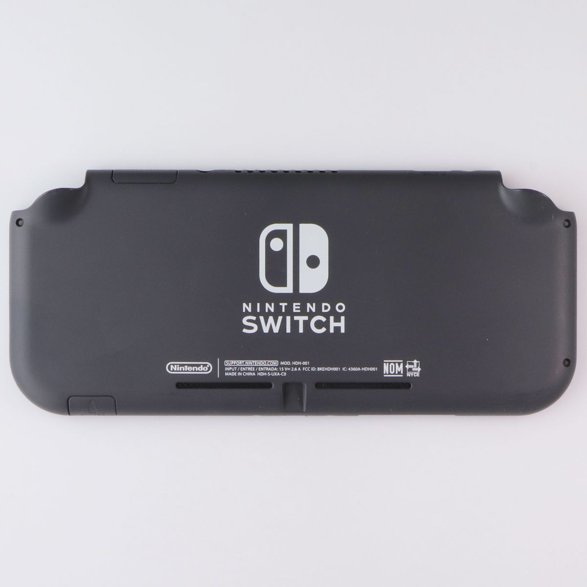 Repair Part - Back Plate Only for Nintendo Switch Lite (Dark Gray) HDH-001