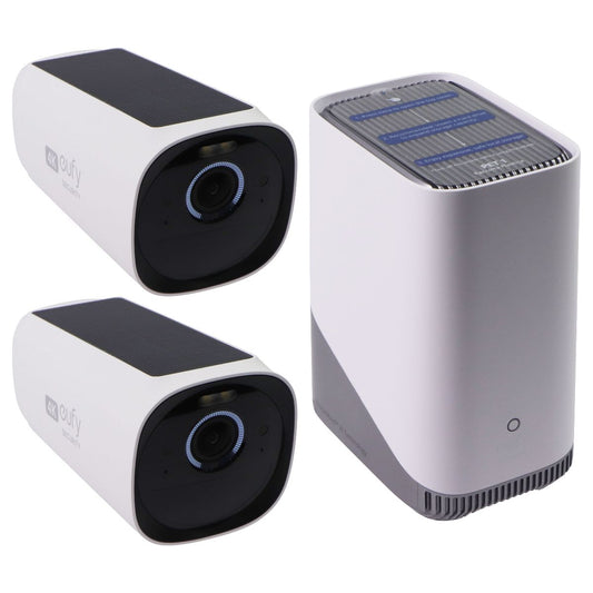 eufy Security eufyCam S380 (eufyCam 3) Base and 2-Cam Kit - White Home Surveillance - Security Cameras Eufy - Simple Cell Bulk Wholesale Pricing - USA Seller
