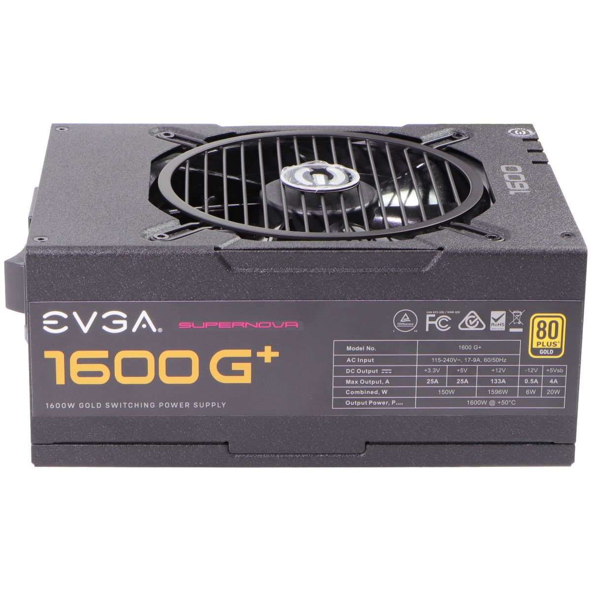 EVGA 1600 G+ Supernova 80+ 1600W Gold Power Supply Computer Parts - Power Supplies EVGA - Simple Cell Bulk Wholesale Pricing - USA Seller