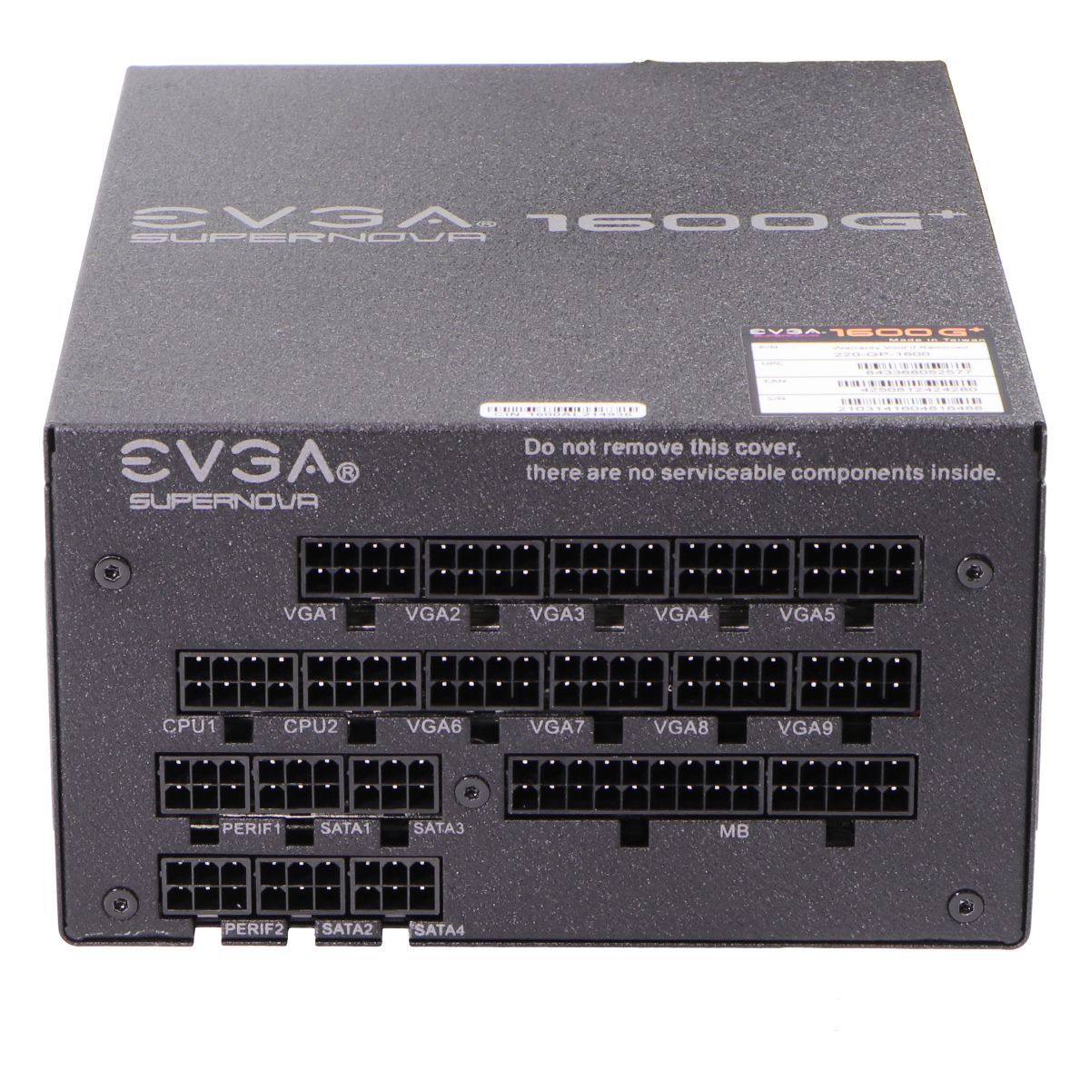 EVGA 1600 G+ Supernova 80+ 1600W Gold Power Supply Computer Parts - Power Supplies EVGA - Simple Cell Bulk Wholesale Pricing - USA Seller