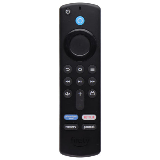 Fire TV remote (P4C6EN) with Prime Video/Netflix/DirecTV/Peacock Buttons - Black TV, Video & Audio Accessories - Remote Controls Fire TV - Simple Cell Bulk Wholesale Pricing - USA Seller