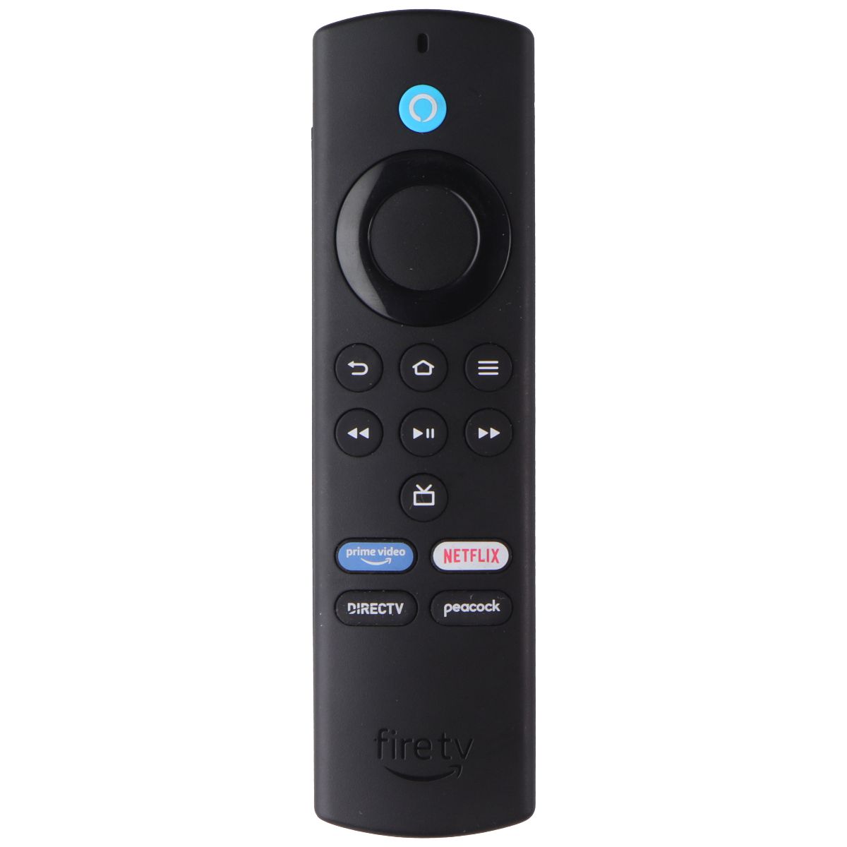 Fire TV Remote Control with Prime Video/Netflix/DirecTV/Peacock Keys - Black TV, Video & Audio Accessories - Remote Controls Fire TV - Simple Cell Bulk Wholesale Pricing - USA Seller