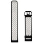 Fitbit Sport Band for Fitbit Sense 2/1 & Versa 4/3 - L/G Set - Black/Lunar White Smart Watch Accessories - Watch Bands Fitbit    - Simple Cell Bulk Wholesale Pricing - USA Seller