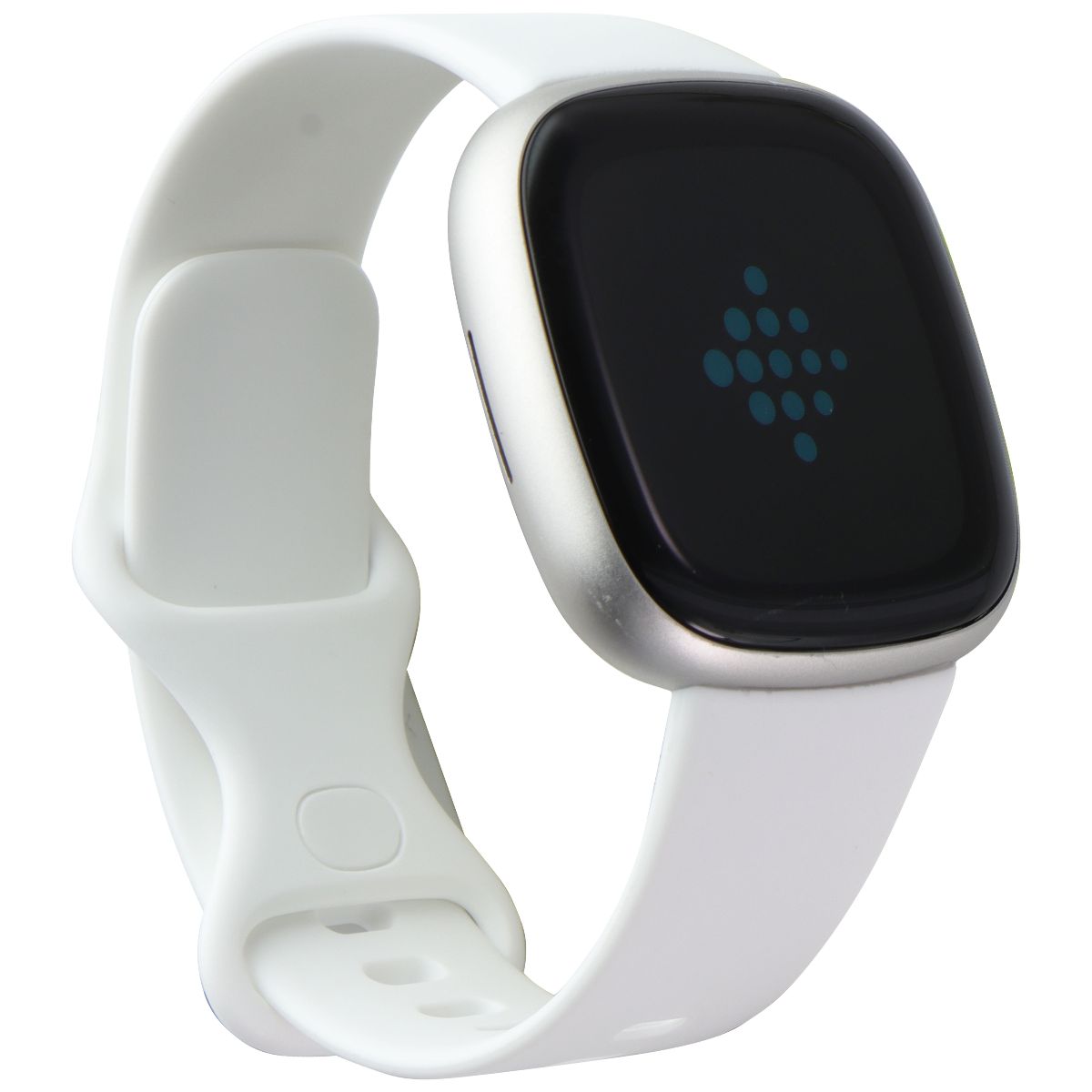 Fitbit Versa 4 Smart Watch and Fitness Tracker - Platinum AL / White SB (FB523) Smart Watches Fitbit    - Simple Cell Bulk Wholesale Pricing - USA Seller