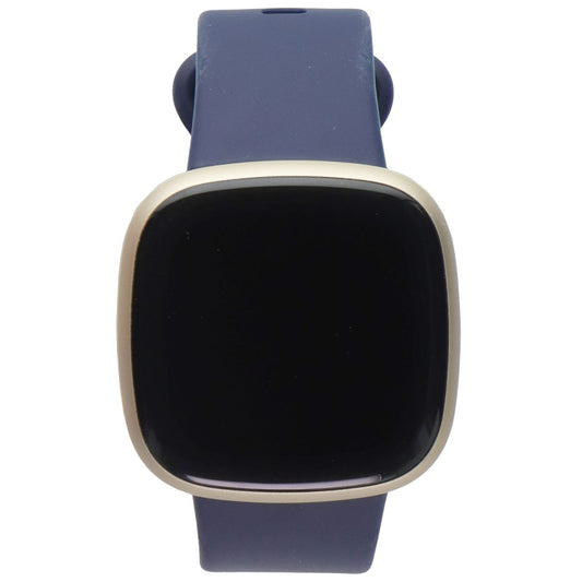 Fitbit Versa 3 Smartwatch (FB511) - Gold Case / Blue Infinity Bands (Full Set) Smart Watches Fitbit - Simple Cell Bulk Wholesale Pricing - USA Seller