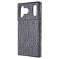 Flaunt Square Series Hard Case for Apple iPhone 17 Pro Max - Black Croc Leather