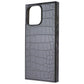 Flaunt Square Case for Apple iPhone 16 Pro Max - Black Crocodile