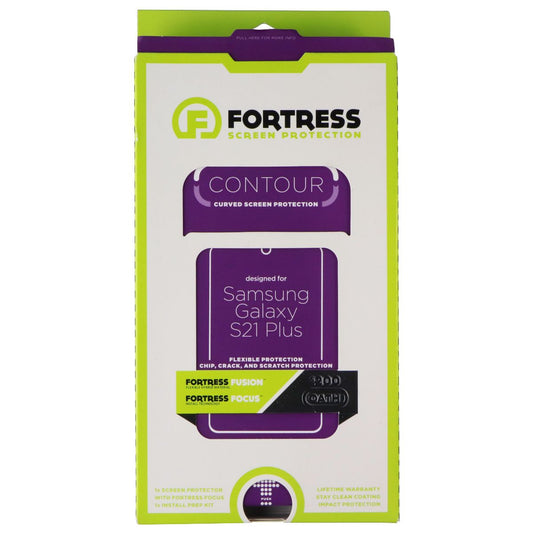 Fortress CONTOUR Curved Screen Protector for Samsung Galaxy S21+ (Plus) - Clear Cell Phone - Screen Protectors Fortress - Simple Cell Bulk Wholesale Pricing - USA Seller