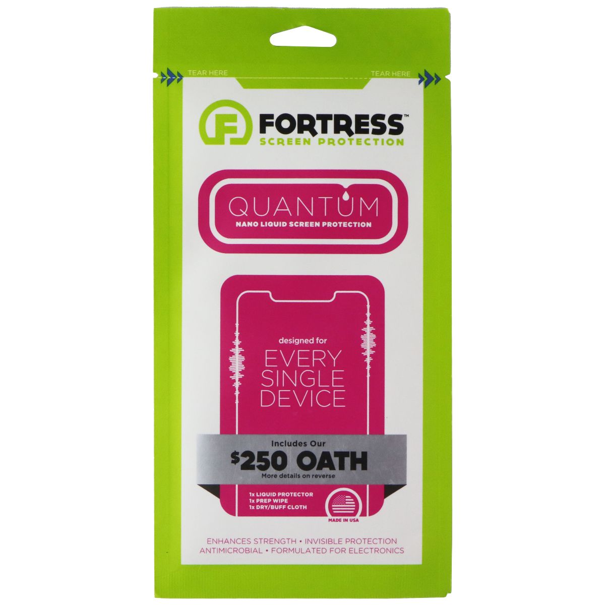 Fortress Universal Quantum Nano Liquid Screen Protector Cell Phone - Screen Protectors Fortress - Simple Cell Bulk Wholesale Pricing - USA Seller