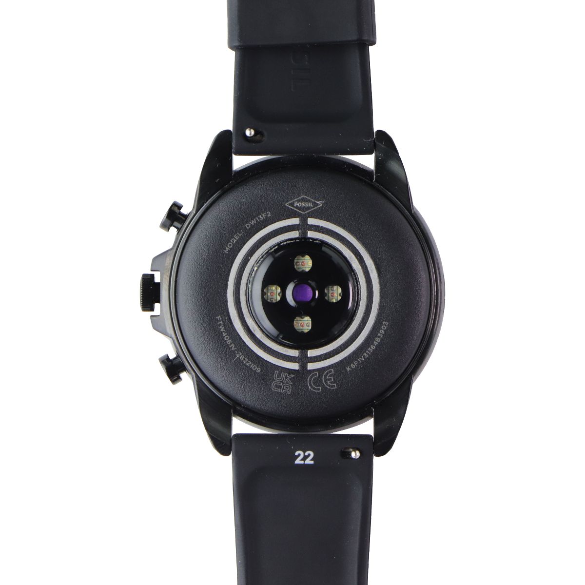 Fossil Mens Gen 6 (44mm) Smartwatch (DW13F2) GPS + Bluetooth - Black (FTW4061V) Smart Watches Fossil - Simple Cell Bulk Wholesale Pricing - USA Seller