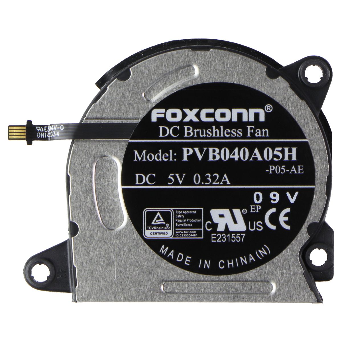 Replacement Foxconn DC Brushless Fan for Nintendo Switch (PVB040A05H) Gaming/Console - Replacement Parts & Tools Foxconn - Simple Cell Bulk Wholesale Pricing - USA Seller