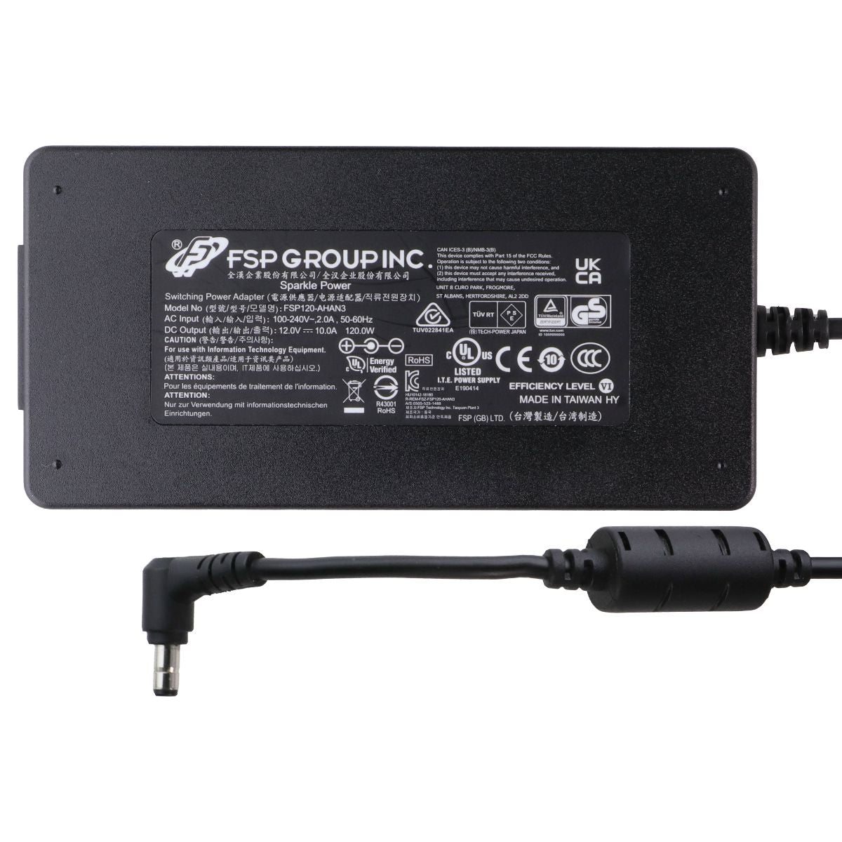 FSP Group Inc. (12V / 10A / 120W) Power Supply (FSP120-AHAN3) with AC Power Cord Computer Parts - Power Supplies FSP Group Inc. - Simple Cell Bulk Wholesale Pricing - USA Seller