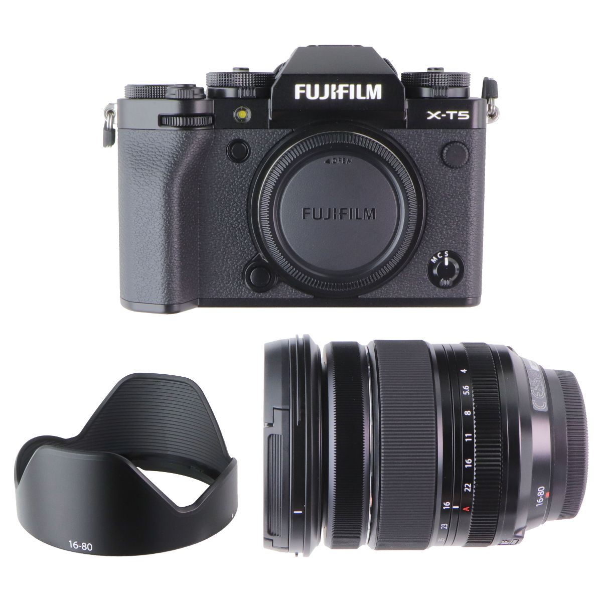Fujifilm X-T5 Mirrorless Digital Camera with XF16-80MMF4 Lens Kit - Black Digital Camera - Digital & DSLR Cameras Fujifilm - Simple Cell Bulk Wholesale Pricing - USA Seller