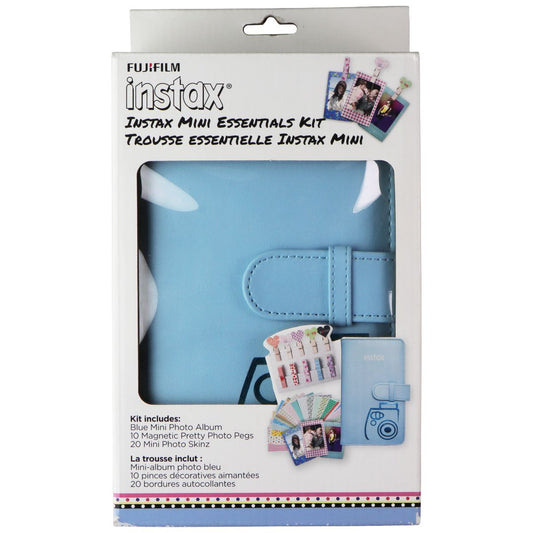 Fujifilm Instax Mini Essentials Kit - Light Blue Photo Albums & Storage - Photo Albums & Boxes Fujifilm - Simple Cell Bulk Wholesale Pricing - USA Seller