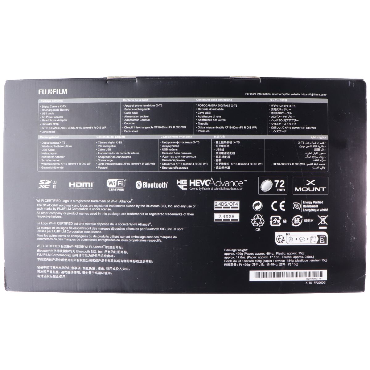 Fujifilm X-T5 Mirrorless Digital Camera XF16-80mm Lens Kit - Silver (FF220001) Digital Camera - Digital & DSLR Cameras Fujifilm - Simple Cell Bulk Wholesale Pricing - USA Seller