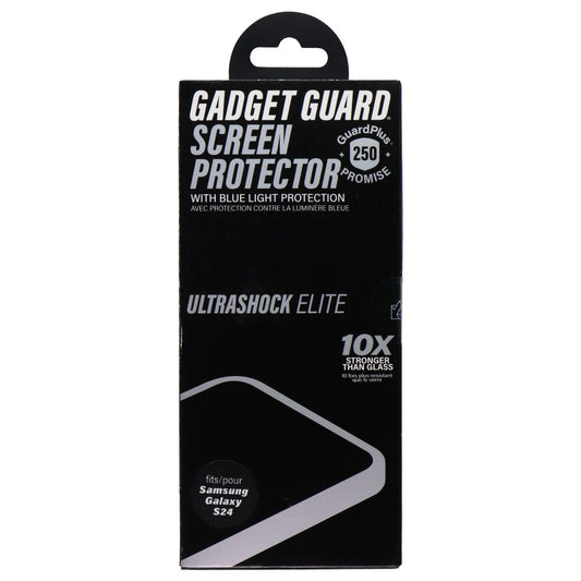 Gadget Guard Ultrashock Elite Blue Light Glass Screen Protector for Galaxy S24 Cell Phone - Screen Protectors Gadget Guard - Simple Cell Bulk Wholesale Pricing - USA Seller