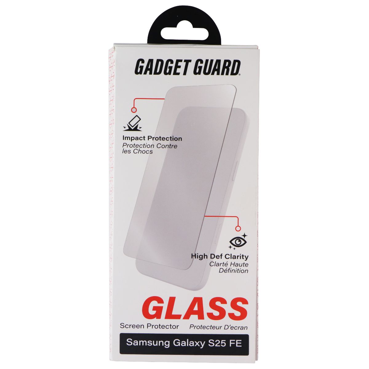 Gadget Guard High Def Clarity Glass Screen Protector for Samsung Galaxy S25 FE Cell Phone - Screen Protectors Gadget Guard - Simple Cell Bulk Wholesale Pricing - USA Seller