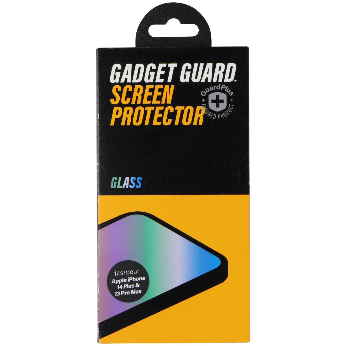 Gadget Guard - Glass + GuardPlus - Tempered Glass for iPhone 14 Plus/13 Pro Max Cell Phone - Screen Protectors Gadget Guard - Simple Cell Bulk Wholesale Pricing - USA Seller