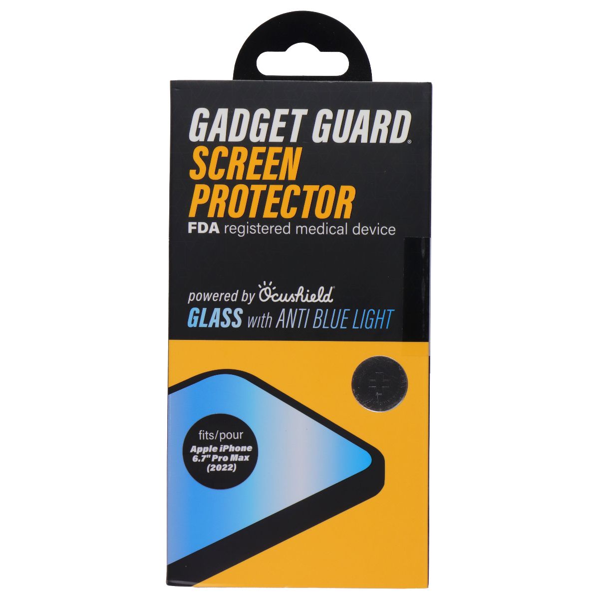 Gadget Guard Anti Blue Light Screen Protector for Apple iPhone 14 Pro Max Cell Phone - Screen Protectors Gadget Guard - Simple Cell Bulk Wholesale Pricing - USA Seller