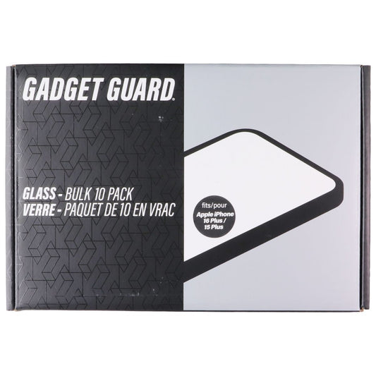 Gadget Guard Glass Screen Protector for Apple iPhone 16 Plus - Bulk 10 Pack Cell Phone - Screen Protectors Gadget Guard - Simple Cell Bulk Wholesale Pricing - USA Seller