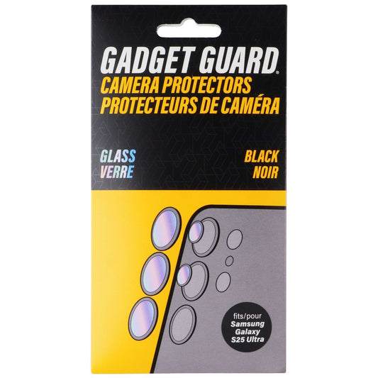 Gadget Guard Glass Series Camera Protectors for Samsung Galaxy S25 Ultra - Black Cell Phone - Screen Protectors Gadget Guard - Simple Cell Bulk Wholesale Pricing - USA Seller