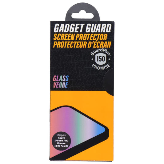 Gadget Guard Glass Screen Protector for Apple iPhone 16e/14/13 Pro/13