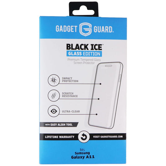 Gadget Guard Black Ice Edition Tempered Glass for Samsung Galaxy A11 - Clear Cell Phone - Screen Protectors Gadget Guard - Simple Cell Bulk Wholesale Pricing - USA Seller