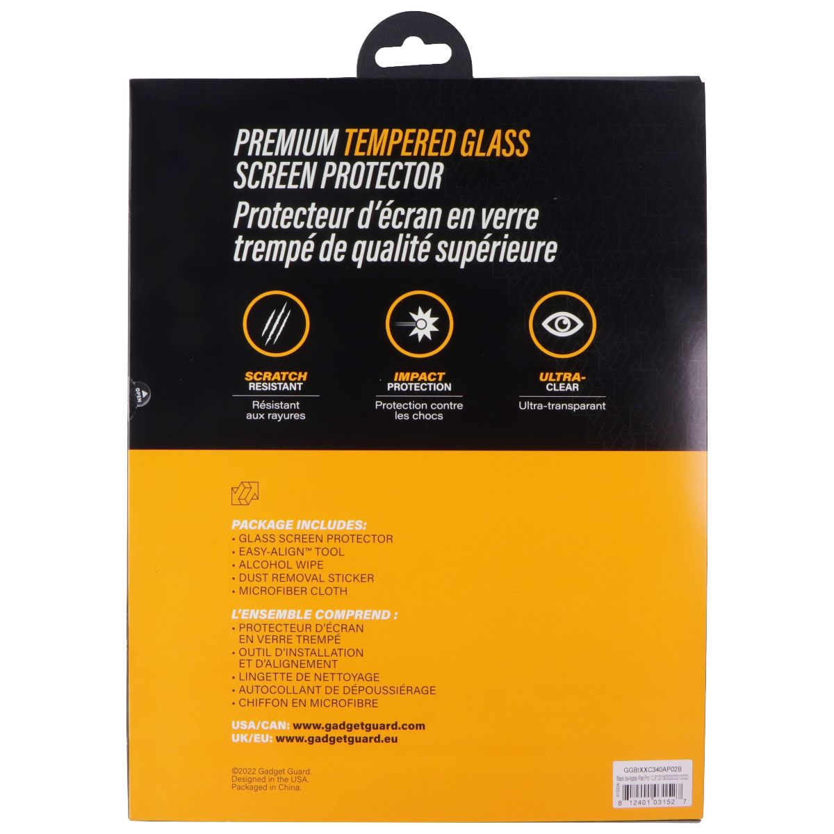 Gadget Guard Tempered Glass for Apple iPad Pro (12.9) 3rd Gen - Clear iPad/Tablet Accessories - Screen Protectors Gadget Guard - Simple Cell Bulk Wholesale Pricing - USA Seller