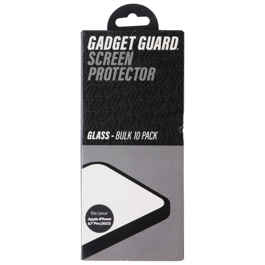 Gadget Guard Glass Screen Protector for Apple iPhone 15 Pro - Bulk 10 Pack