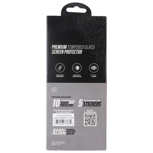 Gadget Guard Glass Screen Protector for Apple iPhone 15 Pro - Bulk 10 Pack