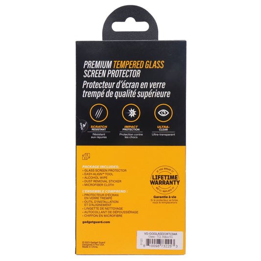 Gadget Guard Glass Series Screen Protector for TCL Stylus 5G - Clear