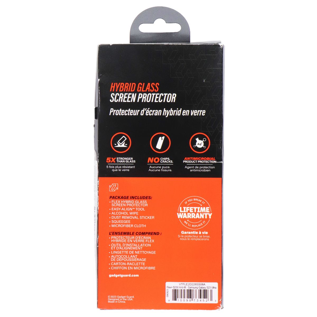 Gadget Guard Flex Series Screen Protector for Samsung Galaxy S23 Ultra Cell Phone - Screen Protectors Gadget Guard - Simple Cell Bulk Wholesale Pricing - USA Seller